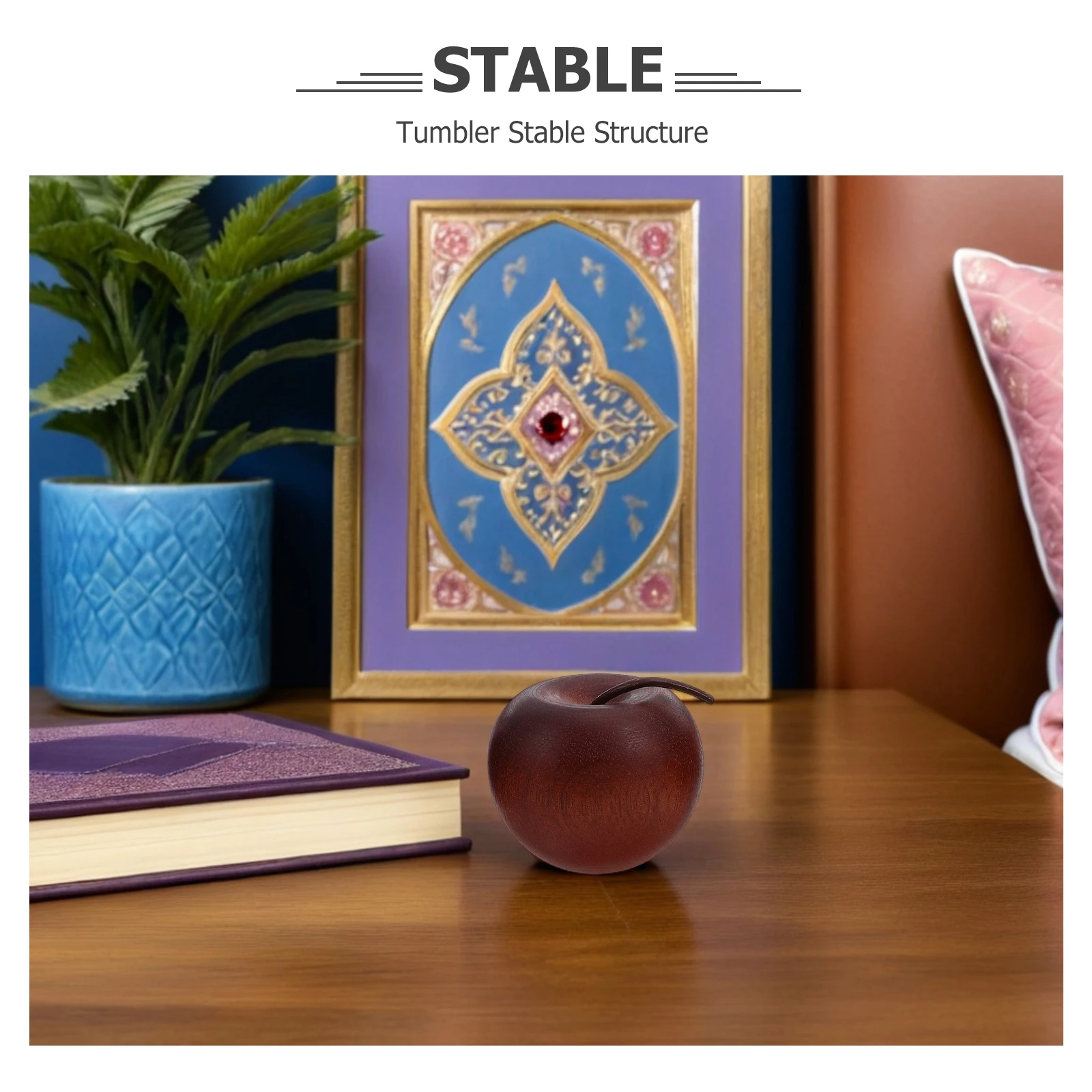 Diffuseur d'aromathérapie en forme de pomme en bois, 3 pièces, pour maison, salle de Yoga, bureau, voiture, huile essentielle compacte, ensemble de diffuseurs en bois naturel