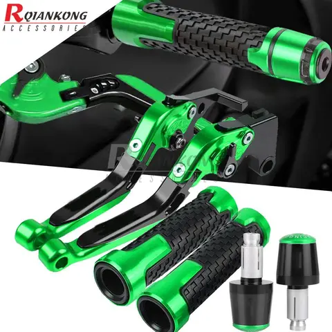 For KAWASAKI ZX6R ZX636R 2007 2008 2009 2010 2011 2012 2013 2014 2015 2016 2017 2018 Motorcycle Clutch Brake Levers Handle Grips