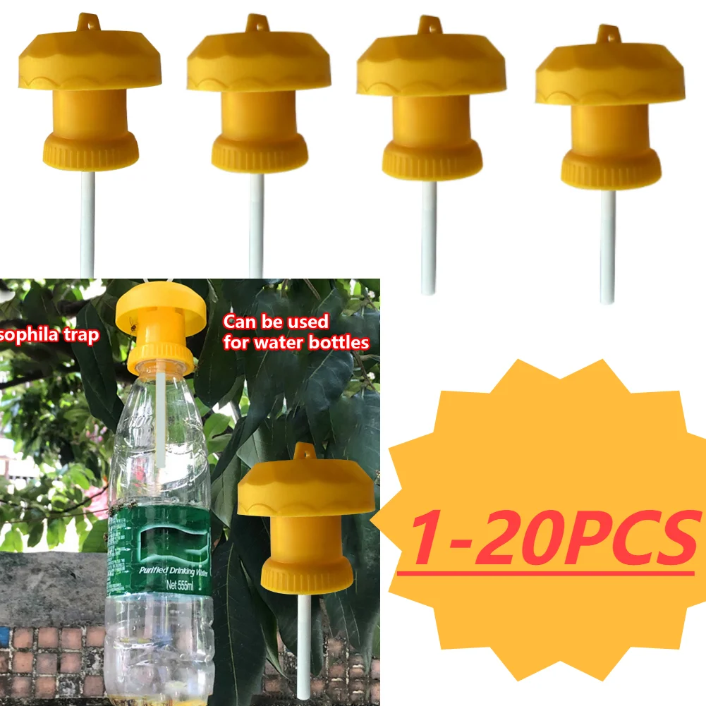 1-20PCS Outdoor Hanging Trap Insect Fly Catcher Reusable Garden Fruit Fly Catcher Pest Control Tools Garden Kitchen Supplies