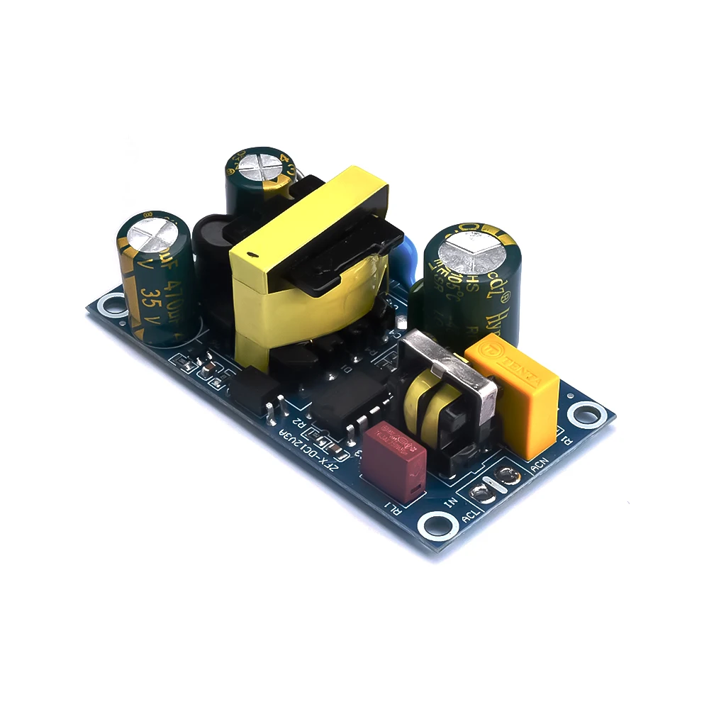 12V 3A moduł płytki zasilacza impulsowego goła płyta 12W AC-DC izolowana płyta zasilacza zabezpieczenie przed zwarciem