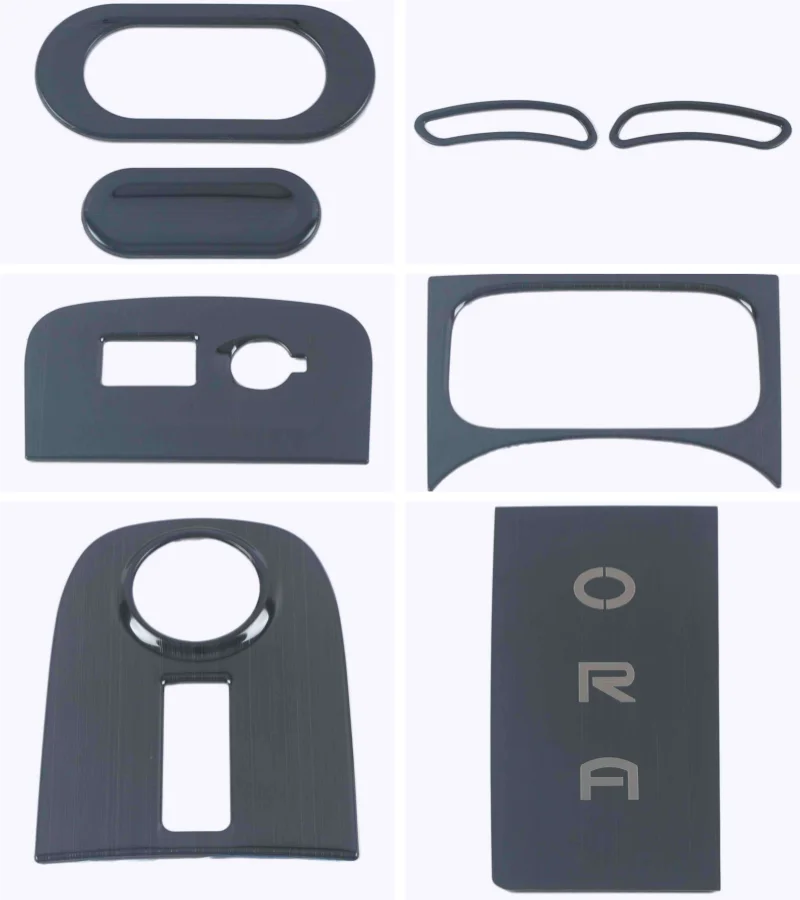 Car Styling For GWM ORA Funky Cat Accessories 2021 2022 LHD Water Cup Holder Mat Transmission Shift Stalls Gear Frame Cover Trim