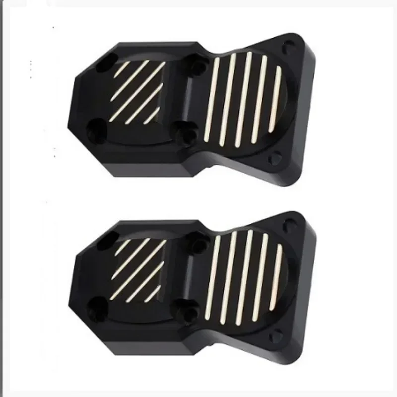 Heavy Black Coating Brass Counterweight Steering Knuckles Wheel Hex for 1/24 RC Crawler Car Axial SCX24 Upgrade Parts