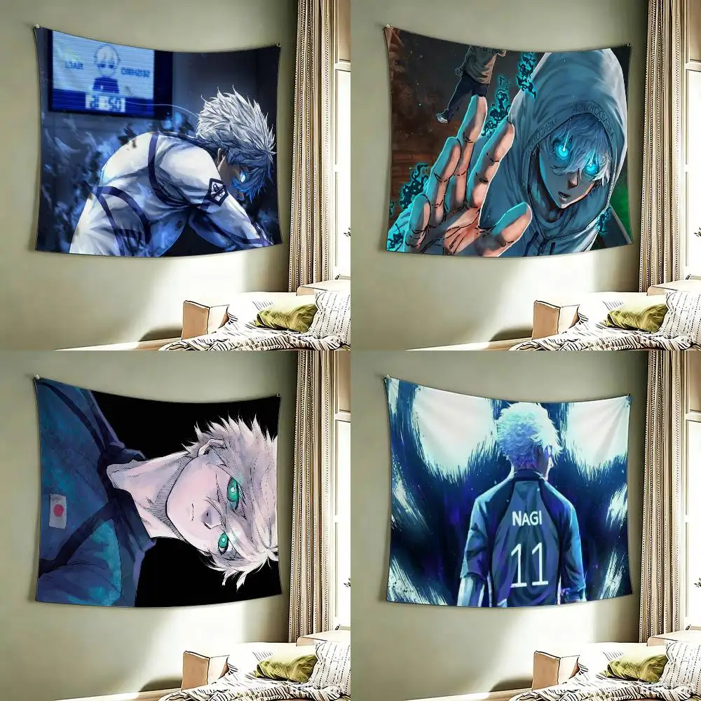 Bandera de Seishiro Nagi de Blue Lock Manga, al Mejor Precio, Decoración para Exteriores, Picnic, Fiesta, Arte para Colgar