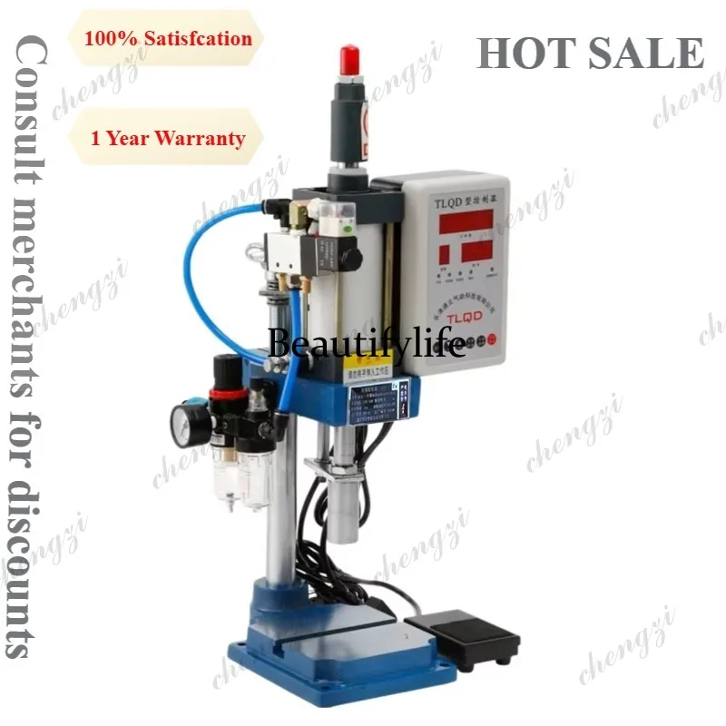 A81 Small Bench Pneumatic Press Cylinder Pneumatic Riveting Hot Press Double Column Punching Machine
