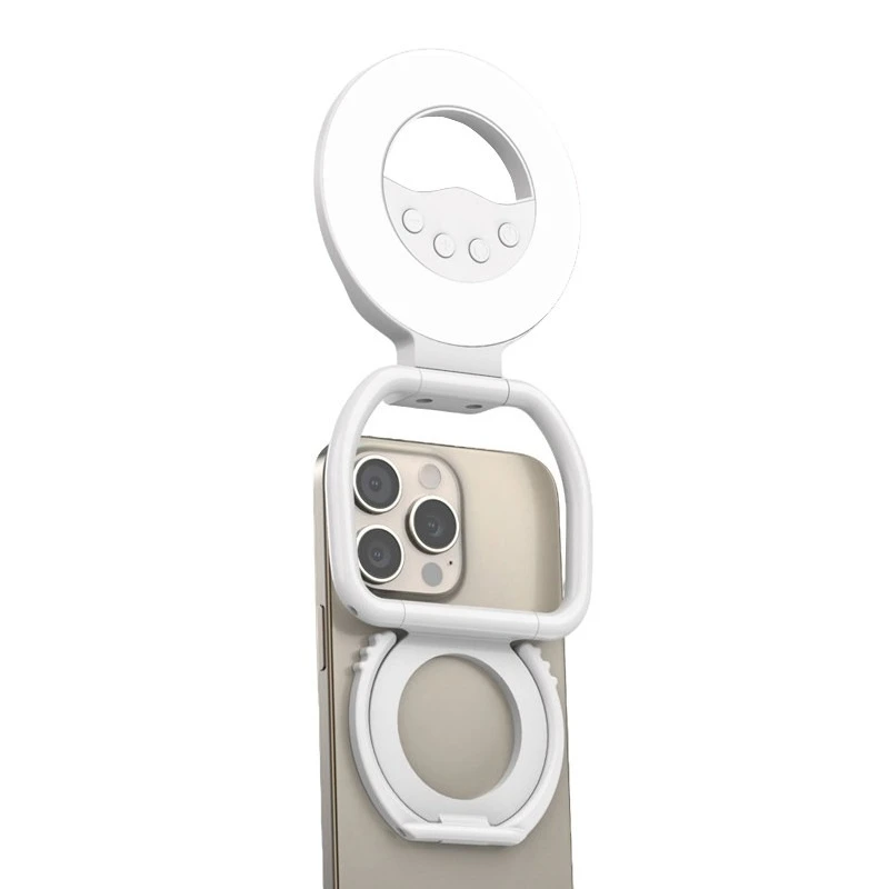 

Magnetic Fill Light Mini Tri-fold Portable Pocket Lamp Handheld Selfie Lighting Artifact