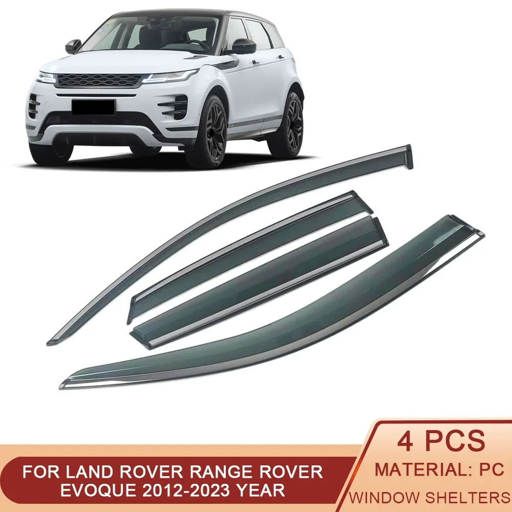 

FOR Land Rover Range Rover Evoque 2012-2023 Car Window Sun Rain Shade Visors Shield Shelter Protector Cover Accessories