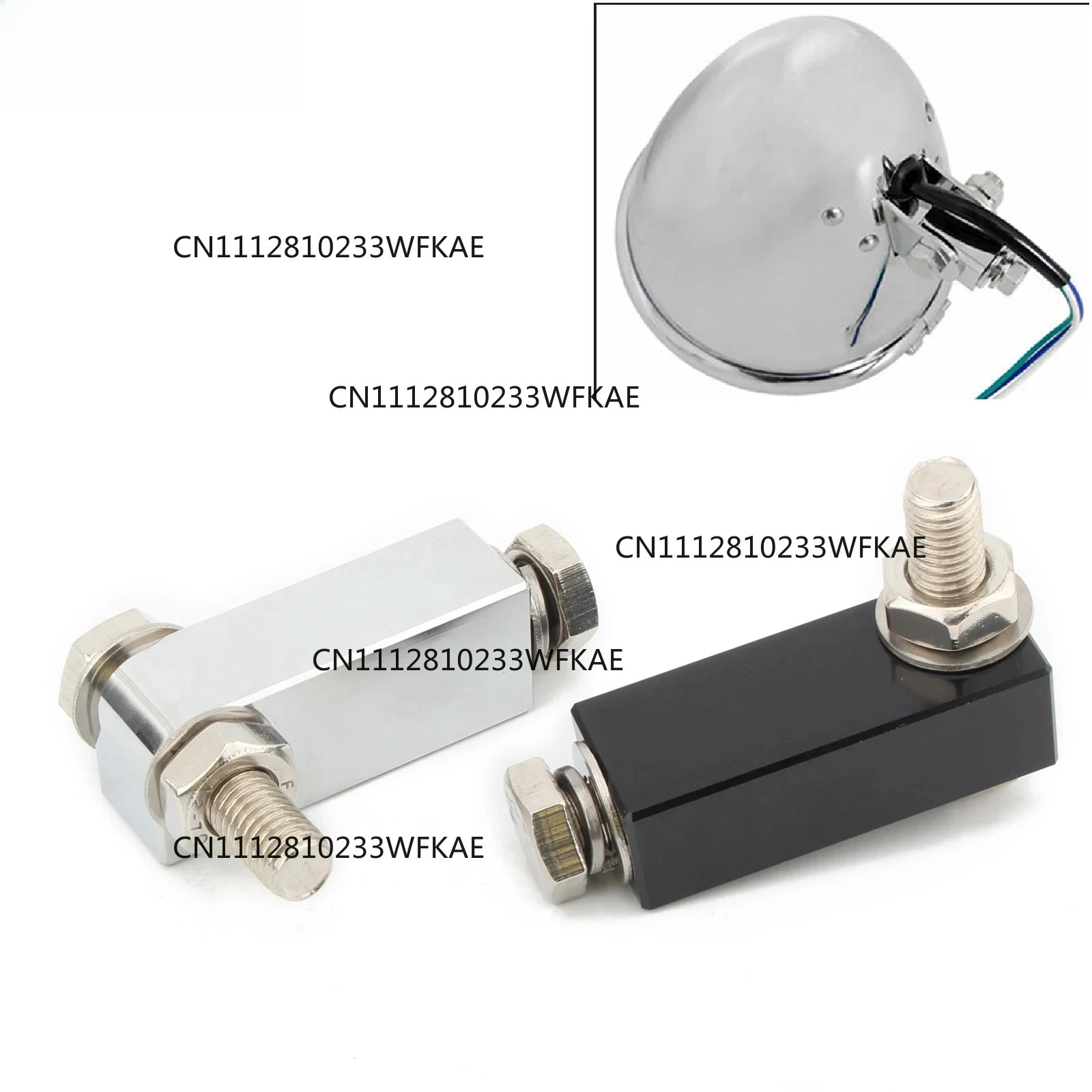 Motorcycle Headlight Mount Block Bracket Head Light Extension Mount For Harley Softail Breakout FXST Rocker C Dyna Wide Glide