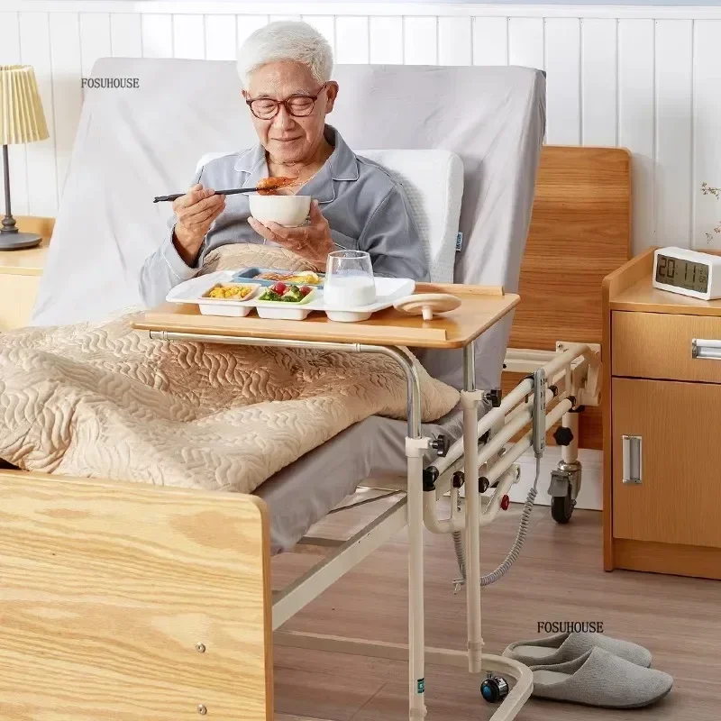 

Minimalist Modern Senior Tables for Lifting Nursing Senior Table Multi-functional Floor-standing Home Lazy Mobile Dining Table