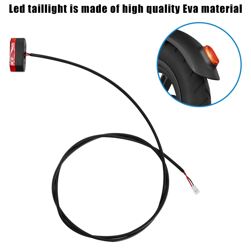 Durable Mudguard 4 Screws Hole-fender Rear Tail Light For Electric Scooter Rear Fender Four-hole Lamp Safety Taillight Accessory