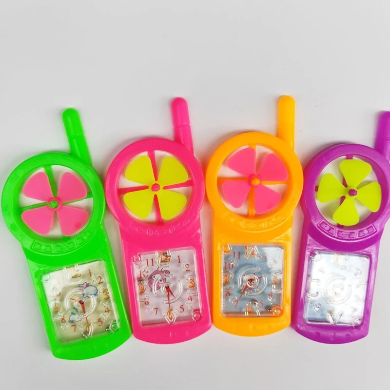 5Pcs Creative mobile phone modelling windmill maze toys Mini Phone Windmill Maze Educational Toys Kids Birthday Party Favors