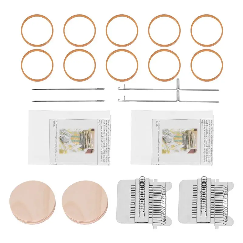 BAAU 2 комплекта небольшого ткацкого станка Speedweve Type Weave Tool DIY Деревянный инструмент для штопки Speedweve Мини-забавный ткацкий станок (14 крючков)