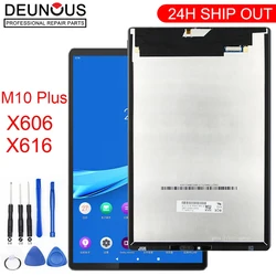 Новый ЖК-дисплей 10,3 дюйма для Lenovo Tab M10 FHD Plus TB-X606F TB-X606X X606 X616, сенсорный экран с цифровым преобразователем, стекло в сборе