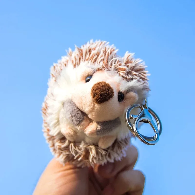 Porte-clés en peluche Kasgehog pour enfants, simulation de beurre, décoration de sac féminin, pendentif de Noël, animaux en peluche, petits jouets