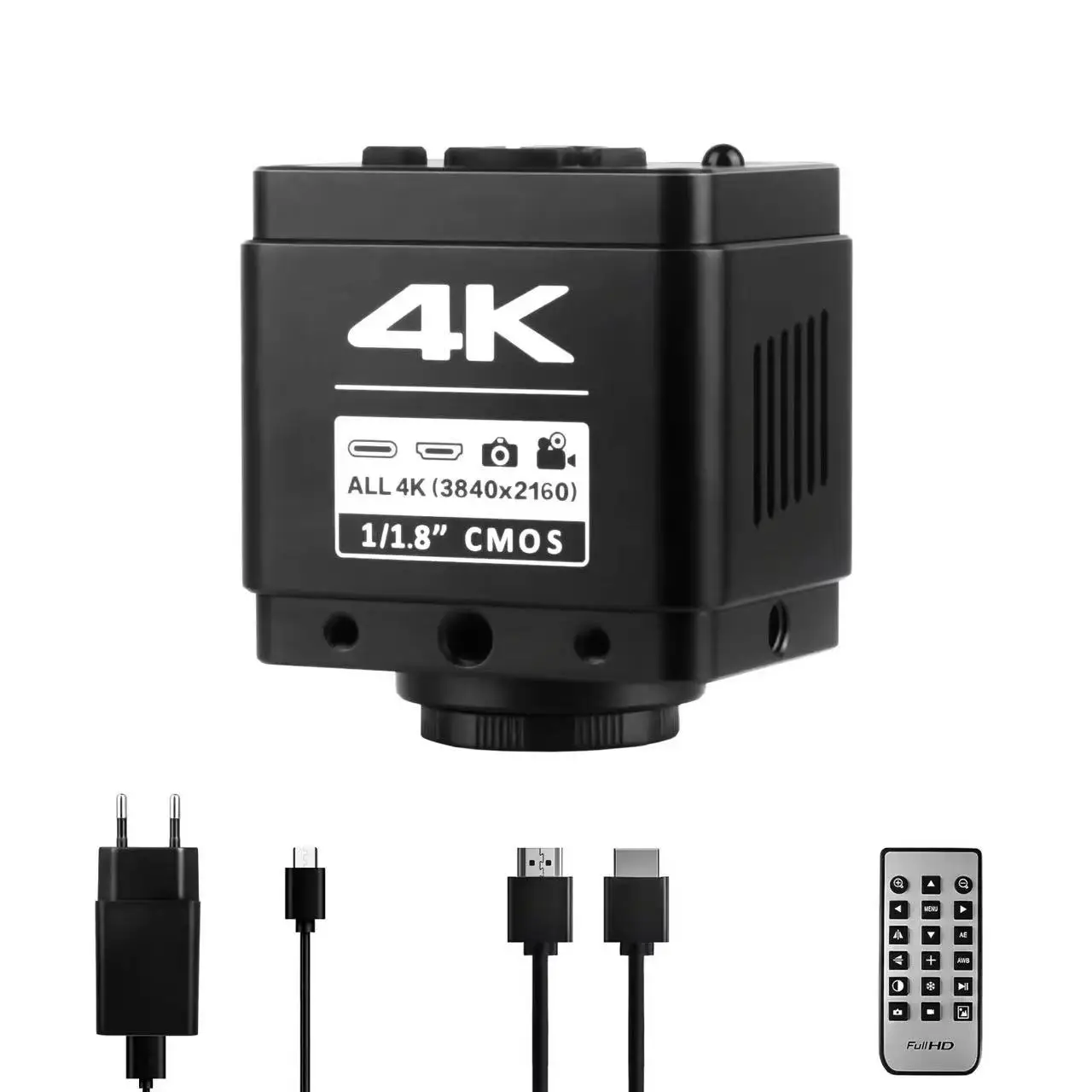 كاميرا صناعية 4K 8.29 ميجابكسل HD تجميد 1/1.8 بوصة كاميرا مجهرية متباينة بمستشعر CMOS