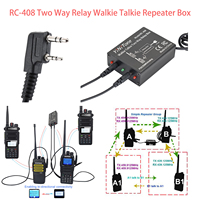 Yinitone RC-408 Radio Relay Box Two-Way Communication for Baofeng UV-5R, Kenwood, TYT Radios with Simple K-Port Setup