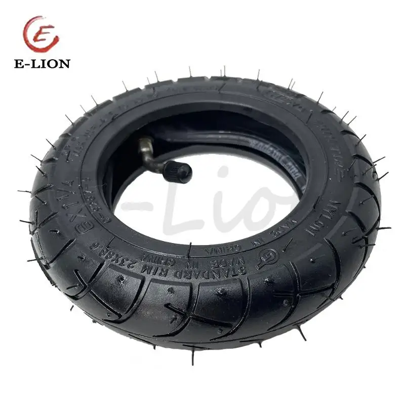 6 inches 6X1 1/4 Pneumatic inner outer tire suitable for folding bicycle mini surfing electric scooters