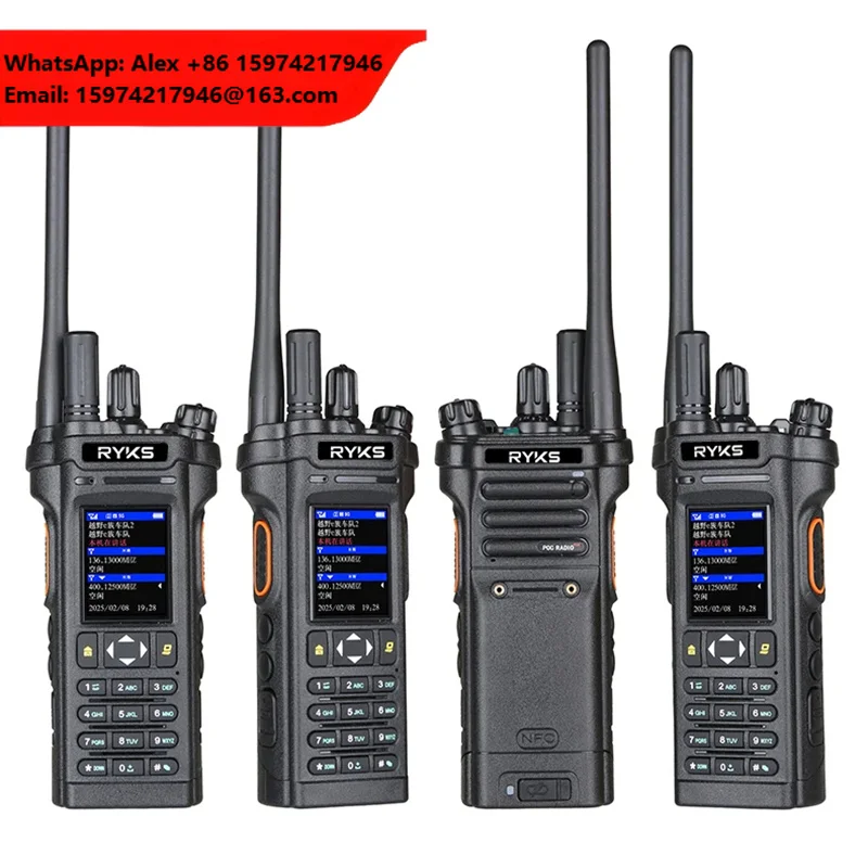 Xin Poc 4G Walkie Talkie 5000Km 5288Plus Poc Radio Uhf Vhf 199Ch Single Call Group Call Type-C Charger Camping For Global Ptt