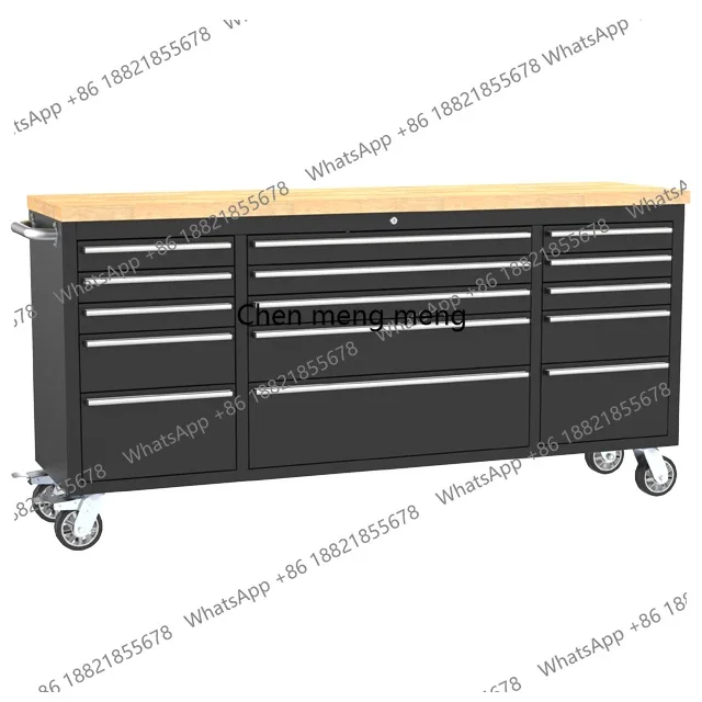 z189 New Design JZD Hot Sale High Quality Steel Garage Tool Trolley Cart Metal Tool Drawer Cabinet Storage Tool Box With Drawers
