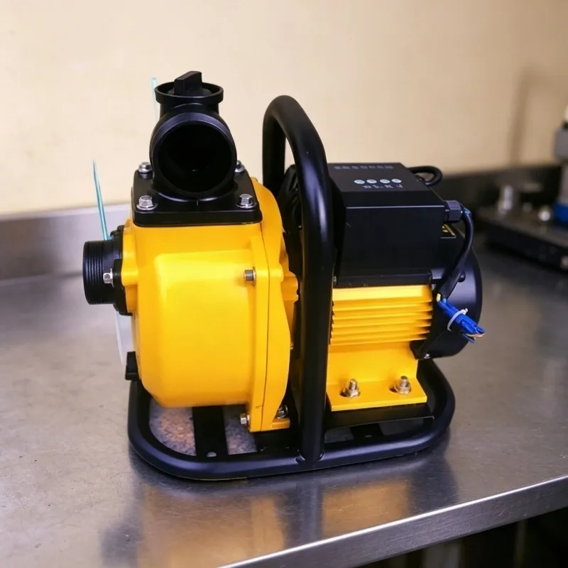 48V/72V Brushless DC Solar Self-Priming Water Pump High Head Large Flow 1-3in for Farm Irrigation Remote Control