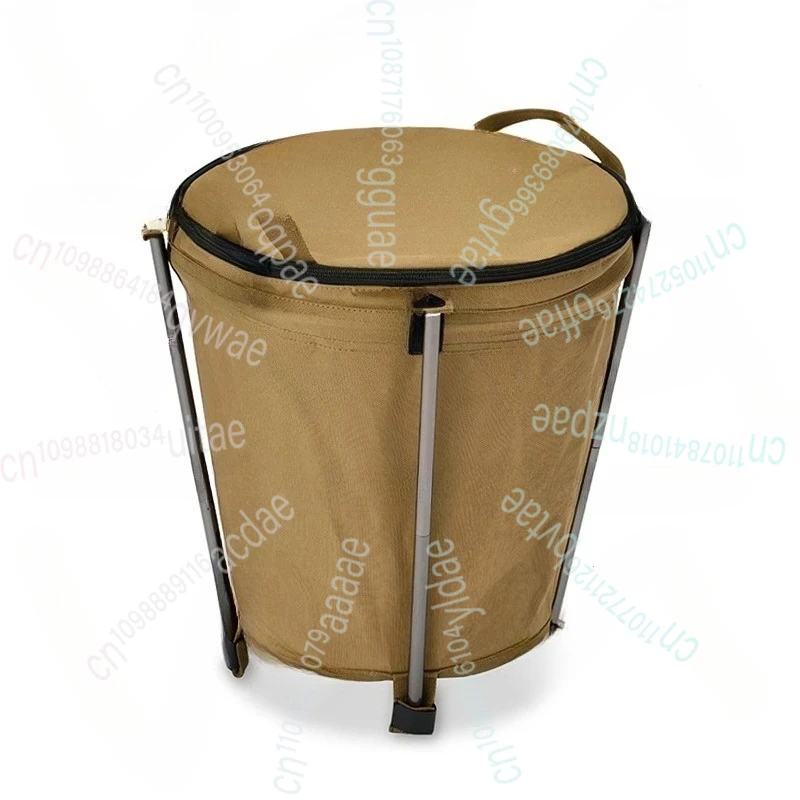 

Outdoor Camping Trash Can, Foldable Storage Drum, Self-driving Camping Barbecue Cleaning Portable Vehicle