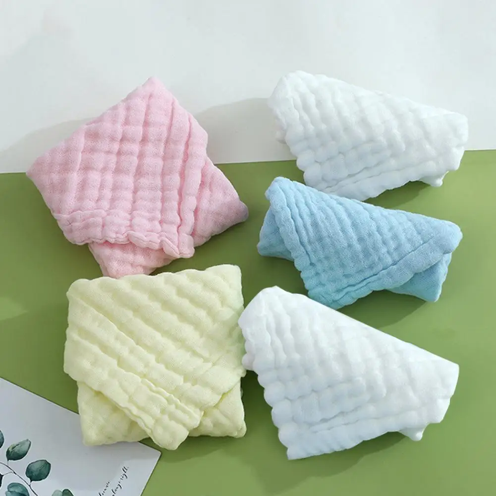 مناشف أطفال جديدة من الموسلين، منشفة وجه ناعمة لحديثي الولادة للبشرة الحساسة - سجل الطفل كدش #5