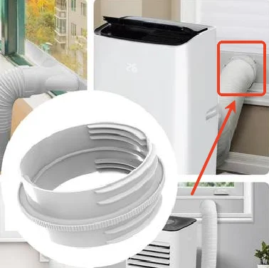 

Универсальный адаптер выхлопного шланга кондиционера 130/150 мм, удлинительный разъем для мобильной трубки переменного тока, интерфейс трубки с резьбой переменного тока