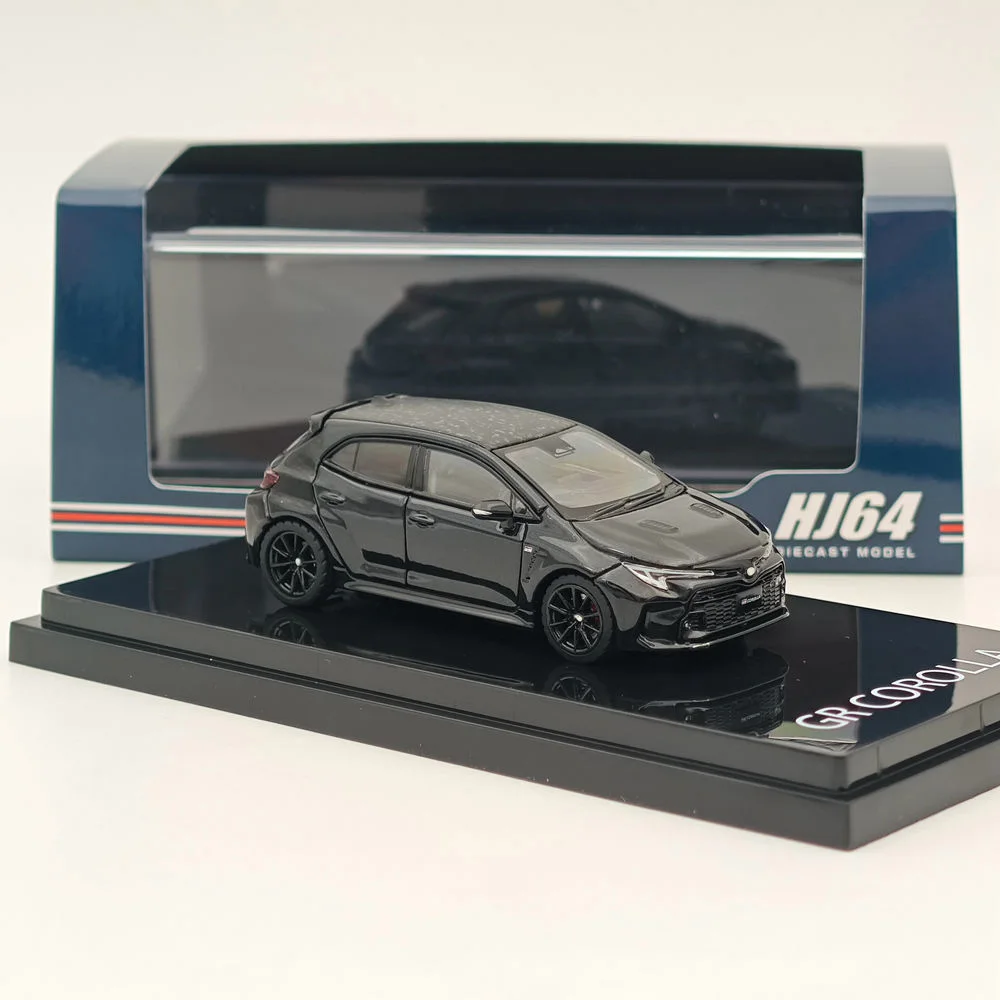 Hobby Japan Diecast Diecast Models Car Collection, Car Toys Gift, RZ Pride, Black Pearl, Gazcorolla, HJ641067BK, 1:64