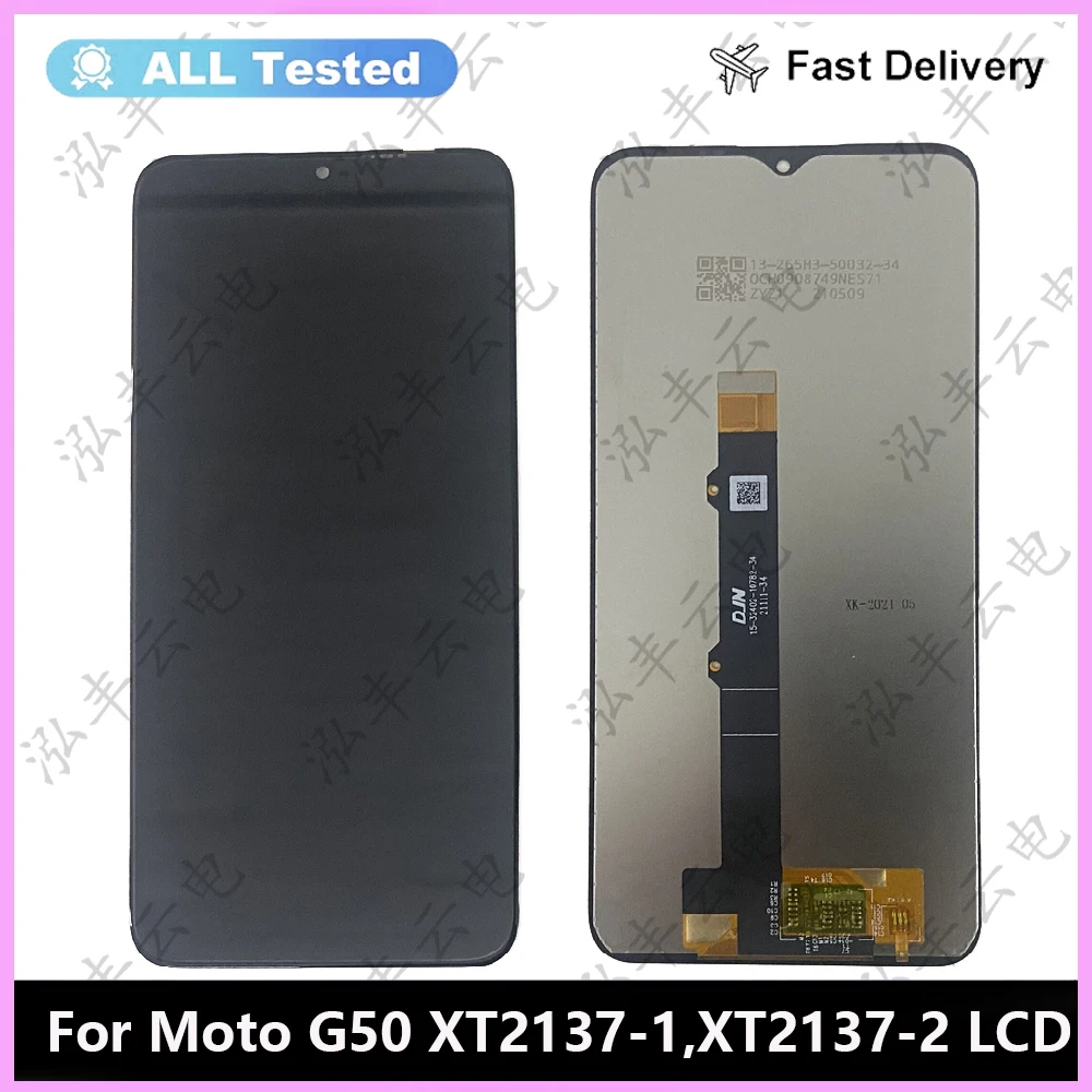 

Original New Tested 6.5"For Motorola Moto G50 Lcd Screen Display Touch Digitizer Assembly For Moto G50 LCD XT2137-1 XT2137-2