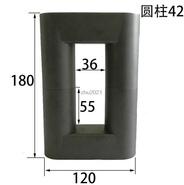 UY42  UY120/89/42 ultra large power transformer ferrite core ferrite bead Al 7300nH/N2 for equpment or machine, 1pair/lot