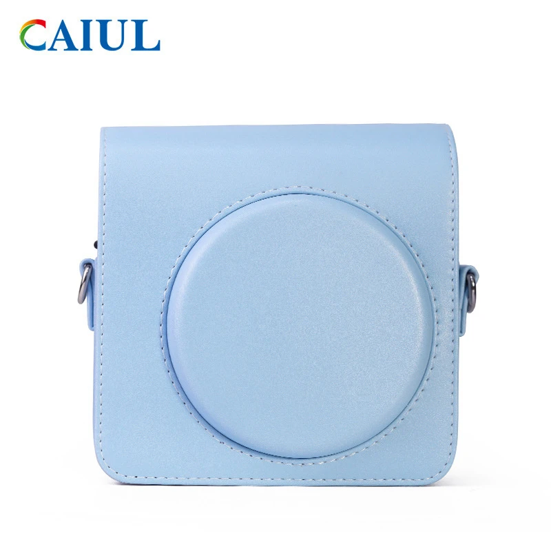 FUJIFILM Instax مربع SQ1 حقيبة كاميرا 4 ألوان خمر بو الجلود حقيبة الكتف حزام الحقيبة تحمل غطاء حماية