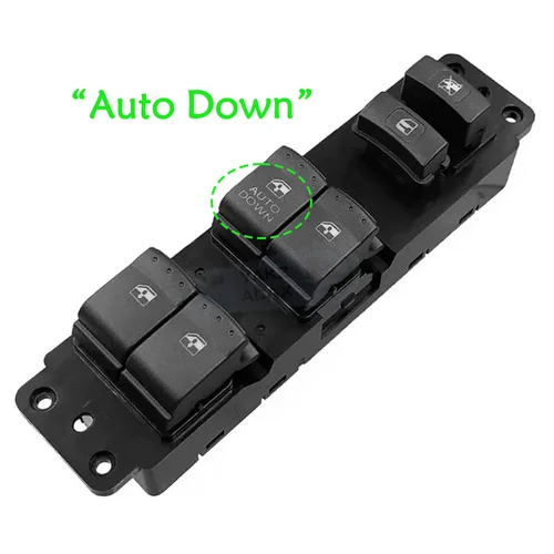 Imagen 2 del producto Para Ssangyong ACTYON KYRON 2007 2008 2009 interruptor de Control de ventanilla eléctrica principal con botón de descenso automático 8581009010