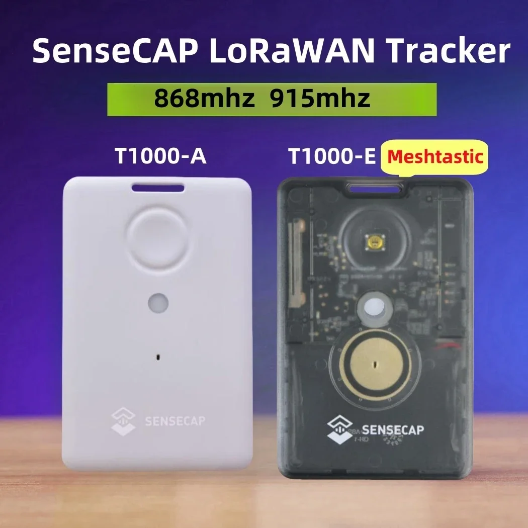 SmCpSensecap T1000 E Meshtastic 868MHz Tracker Lora MeshCore With LR1110,nRF52840,GPS, IP65 Indoor Outdoor Positioning Motion Se