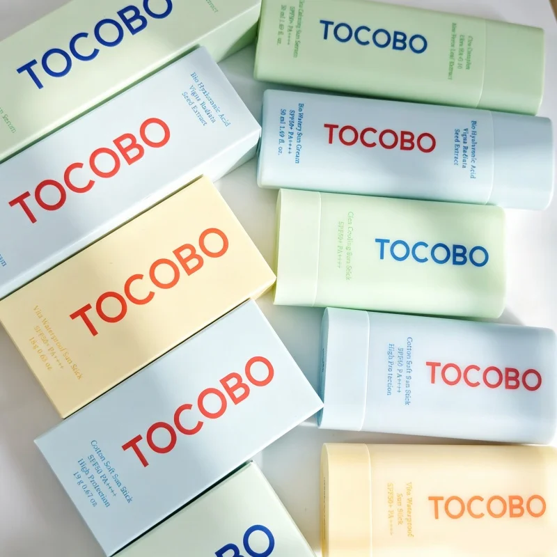 Hot Brand Skincare TOCOBO Cotton Soft  Waterproof Sun Stick SPF50+ PA++++ Offers Advanced UV Protection Portable Sunscreen Cream