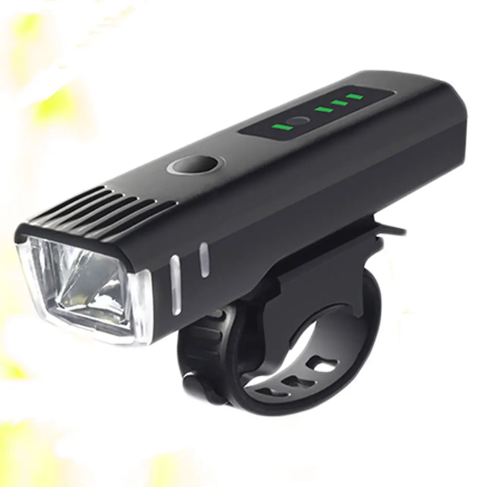 

1Pcs Sensor Bike Headlight Durable Aluminum Alloy USB Cycling Lamp Night Riding Front Light Waterproof Easy Carry