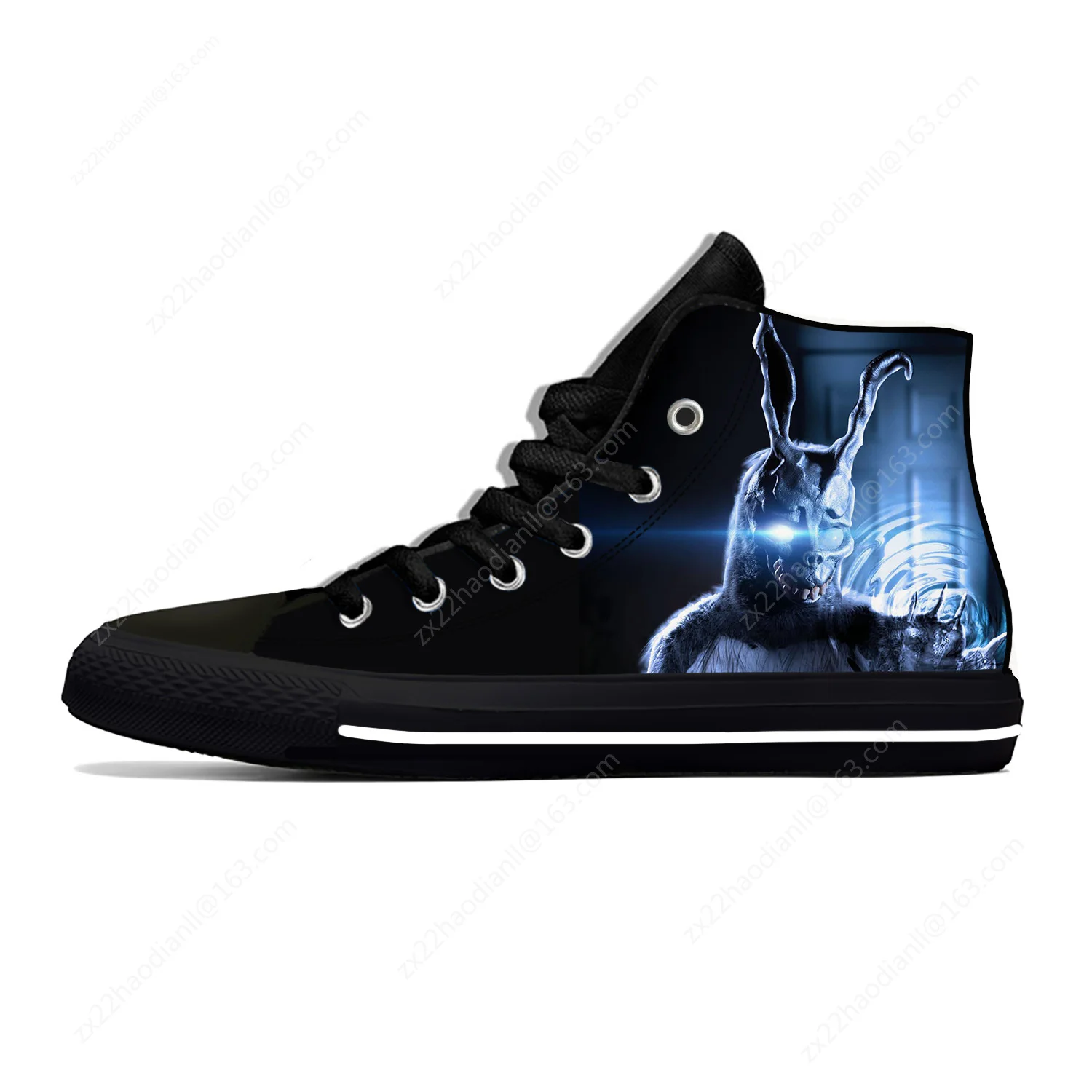 Movie Donnie Darko Frank Bunny Horror Halloween Casual Cloth Shoes High Top Lightweight Breathable 3D Print Men Women Sneakers