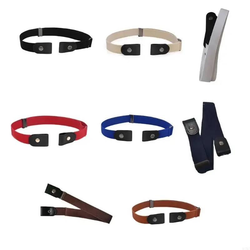 

L5YC Elastic Invisible Belt Fit Design With Buckles For Jeans Dresses And Casual Outfits Available In 8 Colors 3x100cm