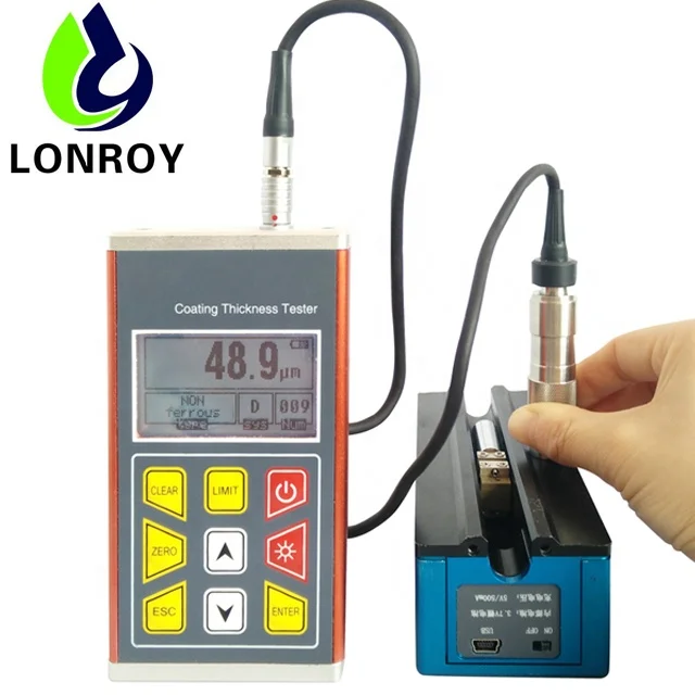 Coating Thickness Meter/ Non-magnetic Testing Gauge/Portable Coating Thickness Meter