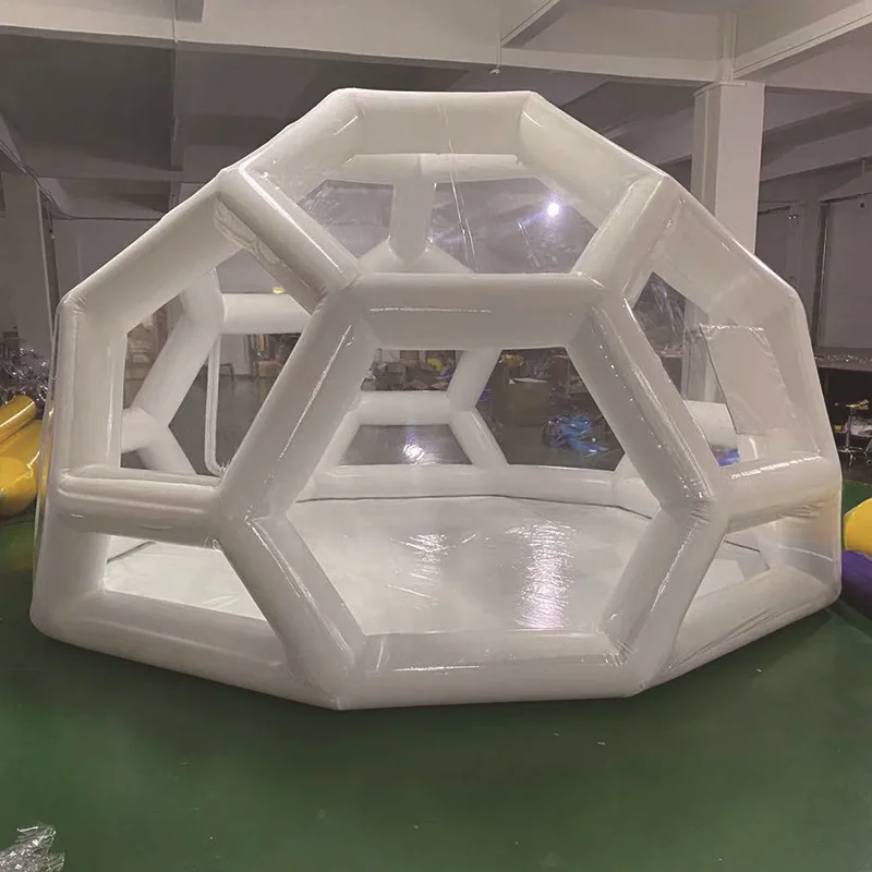 Inflatable football closed-air bubble house Outdoor scenic spot Starry sky transparent tent Douyin same hotel B & B bubble house