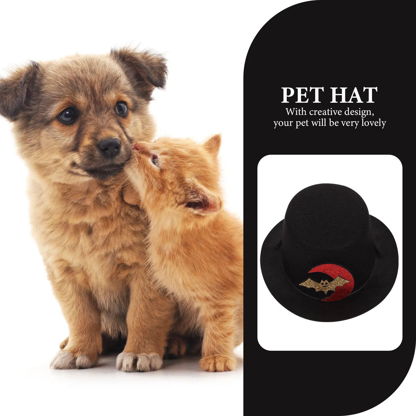 

Adjustable Party Headwear Photo Prop Decorative Delicate Puppy Stylish Durable Costume For Small Puppy Kitten Wear Resistant