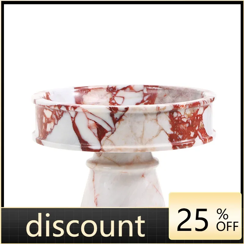 LMM marble tray ornament coaster tea tray household tray teacup