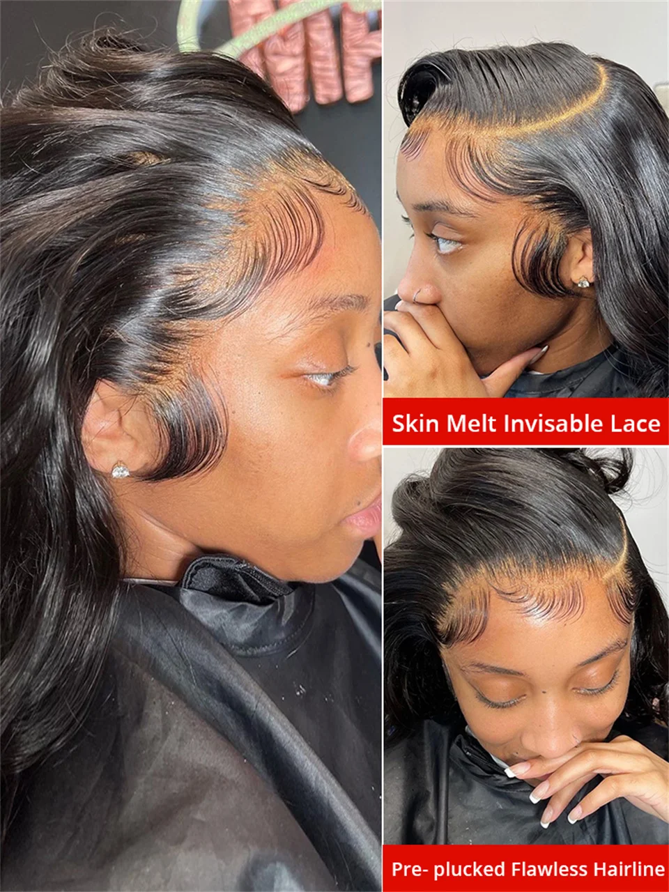 30 بوصة 13x6 الجسم موجة الدانتيل الجبهة الباروكات شعر الإنسان قبل قطعها 13x4 HD الدانتيل الجبهة الباروكات شعر الإنسان الجسم موجة غلويليس الباروكات الأمامية #4