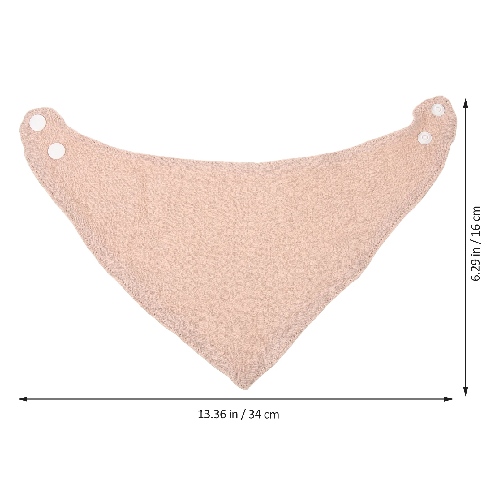 

7 Pcs Cotton Baby Bibs Adjustable Small Unisex Infant Adults Feeding Drool Bib Multi-color Meal Time Protector