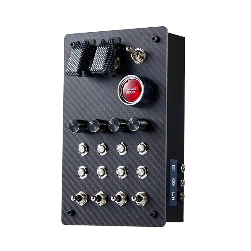 Racing emulator control box, multi-function game control box