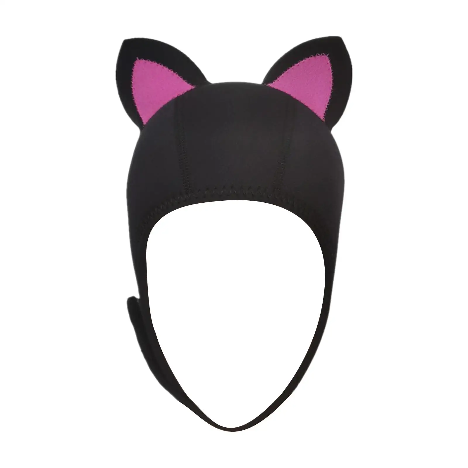 Cat Ears Wetsuit Hood Cap for Woman Children for Snorkeling Swimming Stretchable Thermal Surfing Hood 3mm Neoprene Stretchable