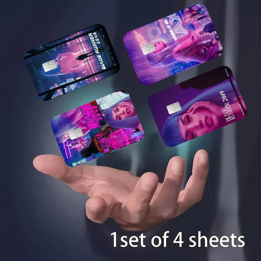 Blade Runner 249 100% Hot Sale Amine Credit Debit Bank Card Bus Card Film Skin Sticker