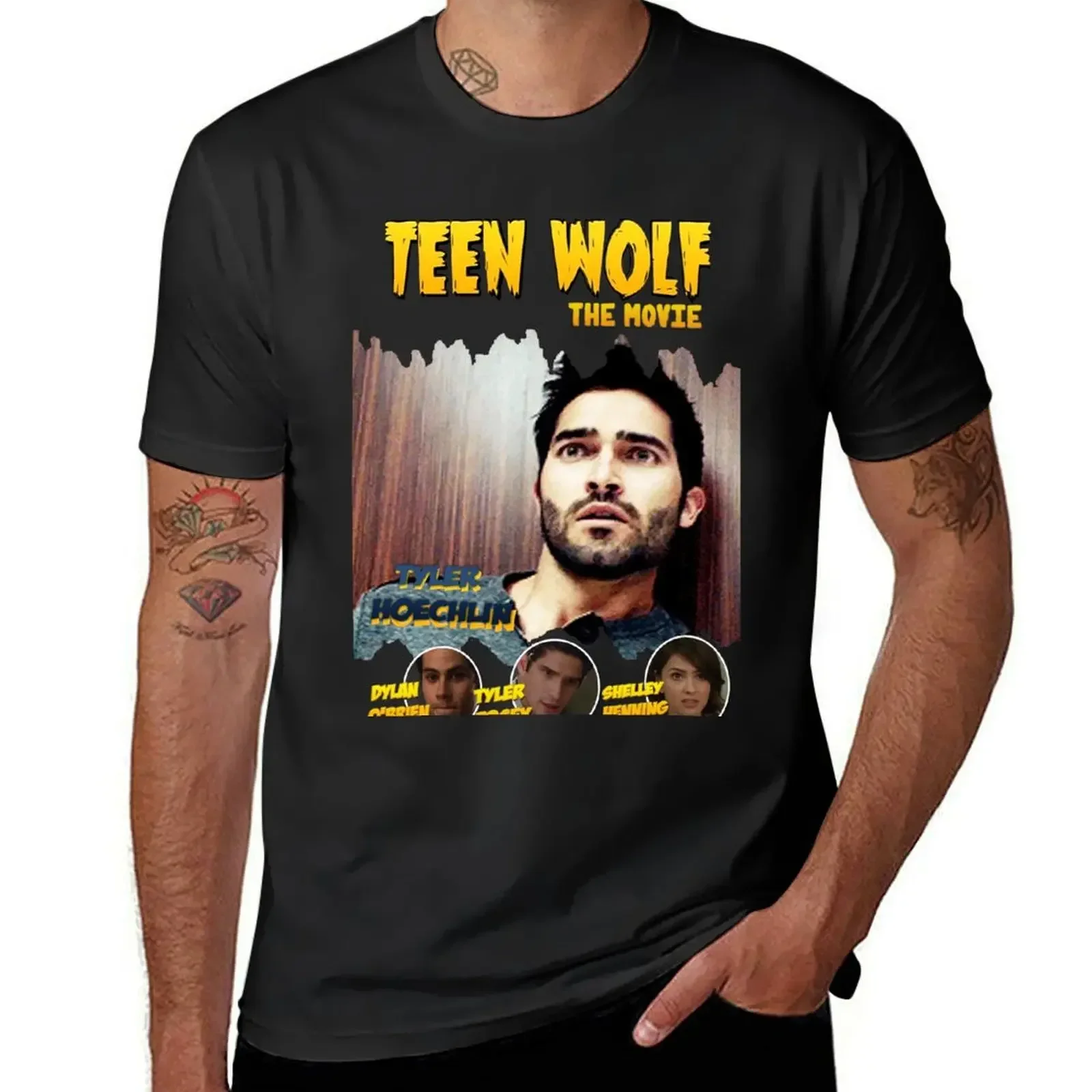 Teen Wolf Old Comic [Derek] T-Shirt plus size tops heavyweights shirts graphic tee men