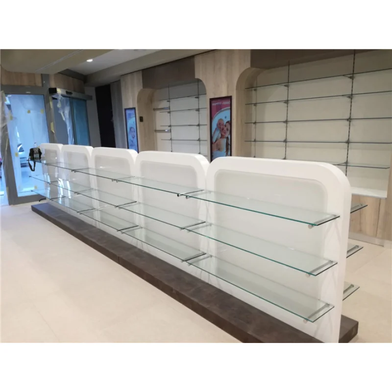 (customized)Pharmacy Rack Display Fittings Supplier Pharmacy Rack Design Display Racks Pharmacy Shop Decoration