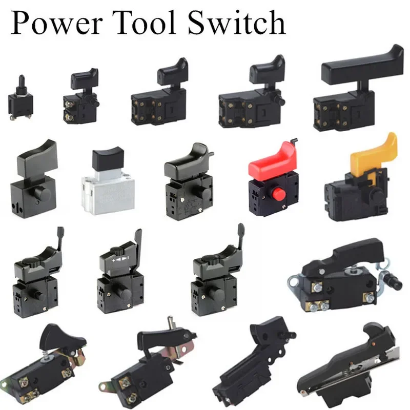 Miniature Power Tool Switch Speed Control Trigger Button for Electric Pick Circular Saw Angle Grinder Equipment Accessories