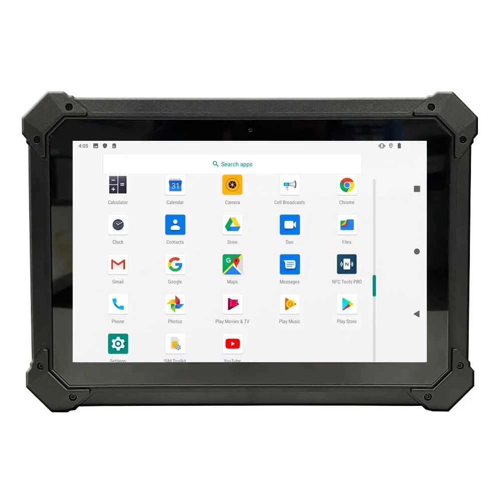 10 inch Rugged android Tablet With NFC RFID Fingerprint Reader ip67 Industrial Tablet pc Built in 2D Scanner