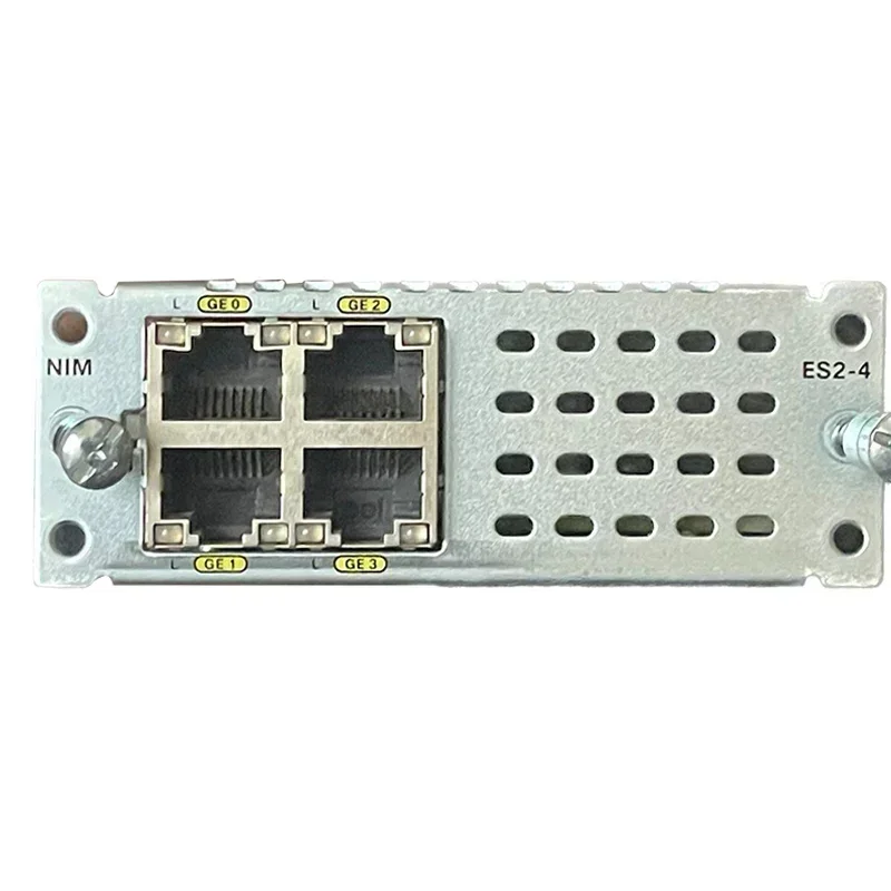 

NIM-ES2-4 original 4-port 1ge gigabit ethernet network module for cisco isr 4000 series 4x gigabit ethernet RJ-45 router module